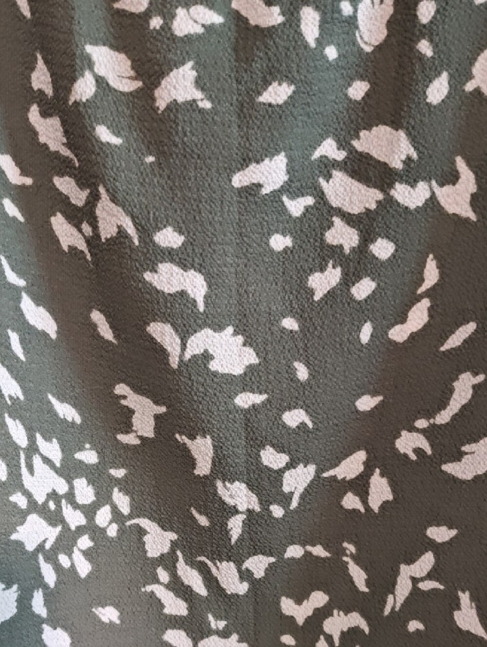 Kaileigh Olive Green Floral Spaghetti-Strap Top - Picture 5 of 5